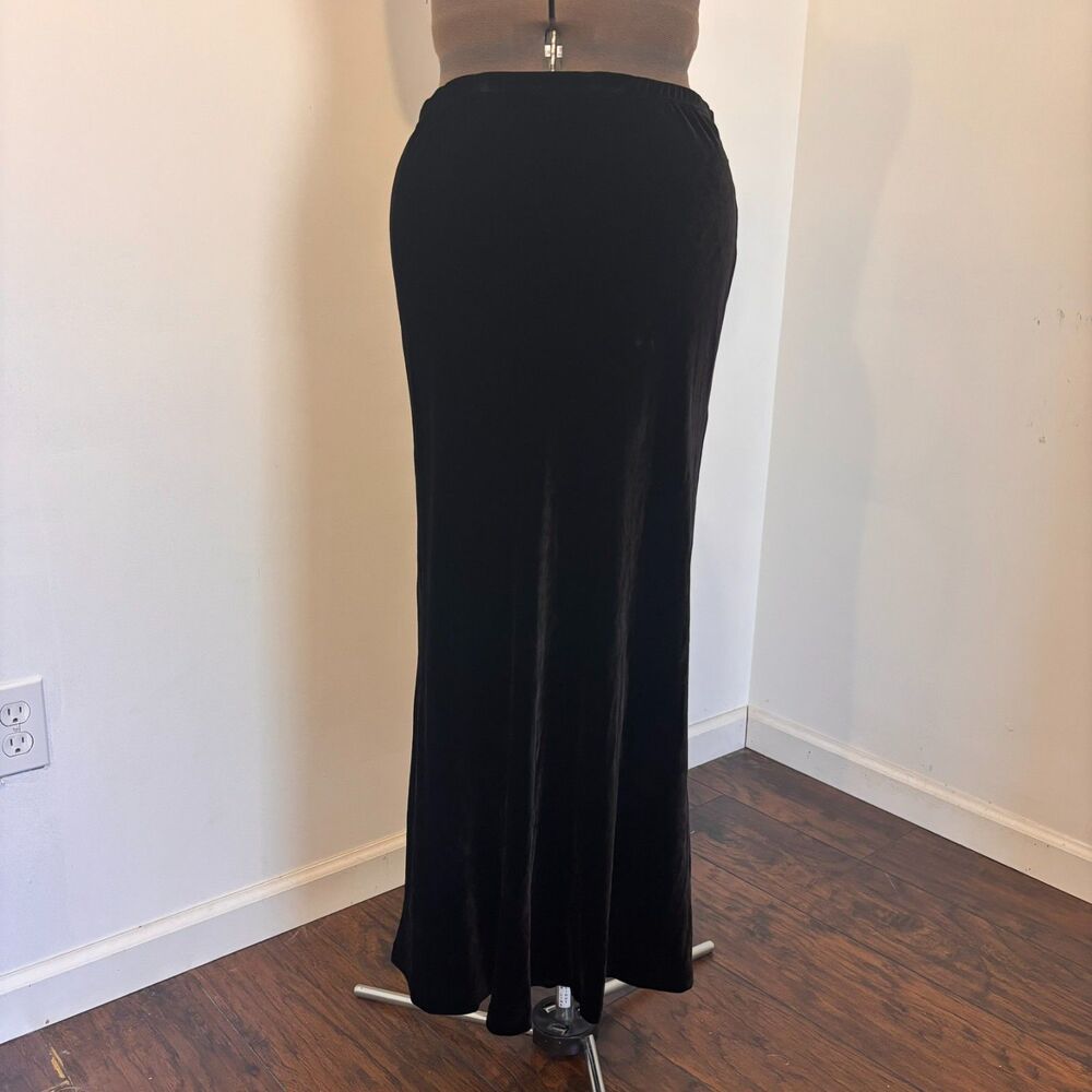 Isabella Bird size Small Silk Blend Velvet Whimsygoth Witchy Maxi Skirt - Picture 2 of 6